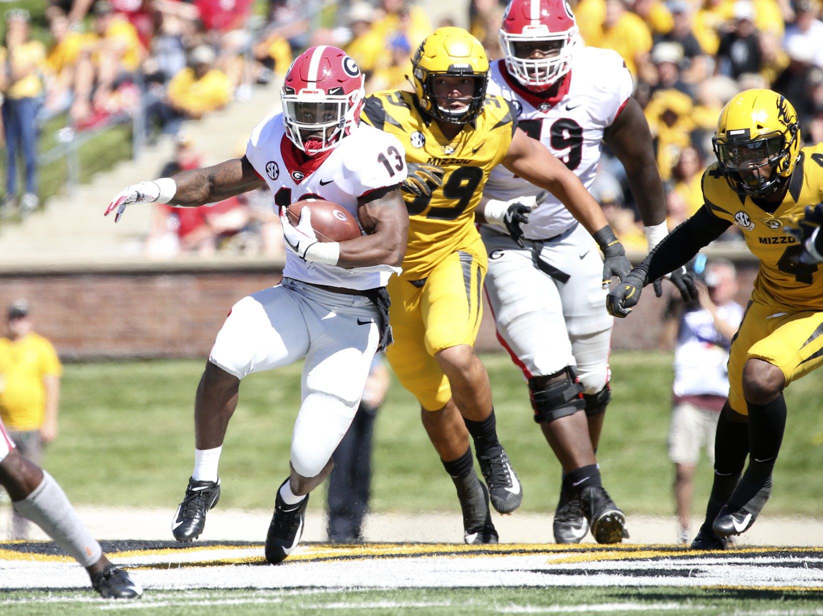 Missouri loses to No. 2 Georgia 43-29